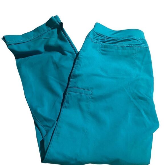 Greys Anatomy blue scrub pants size medium tall excellent condition - Picture 2 of 2